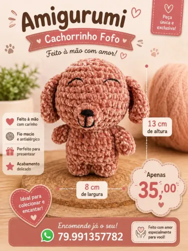 Cachorro Amigurumi