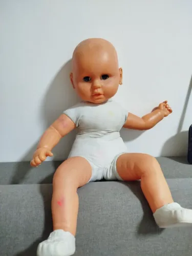 Boneco antigo bebê 