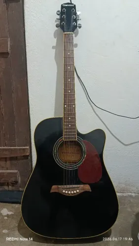 Violão Giannini Performance Elétrico (GF-1R-CEQ-BK) + Capa