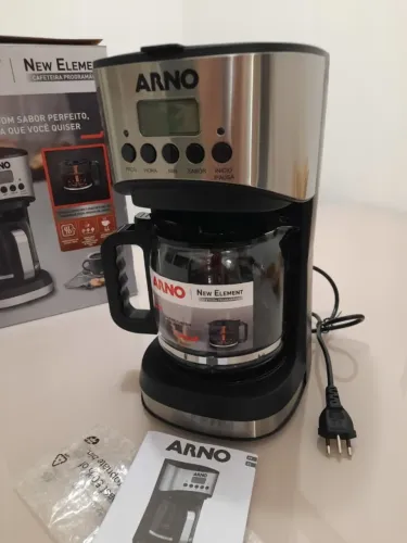 Cafeteira Elétrica Arno New Element Inox 1,8L - Caixa Aberta - NOVA