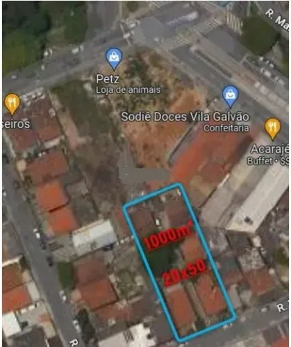 Terreno à venda, 1000 m² por R$ 3.000.000,00 - Vila Galvão - Guarulhos/SP