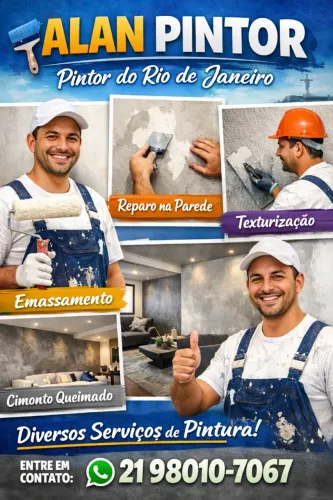 Pintor Profissional no RJ - Serviços Completos de Pintura Residencial e Comercial