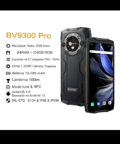 Celular INDESTRUTÍVEL Blackview 9300 pro