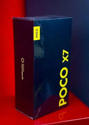 Xiaomi Poco X7 - 8GB - 256GB - GL - BLACK - Produto Novo com Garantia da Loja