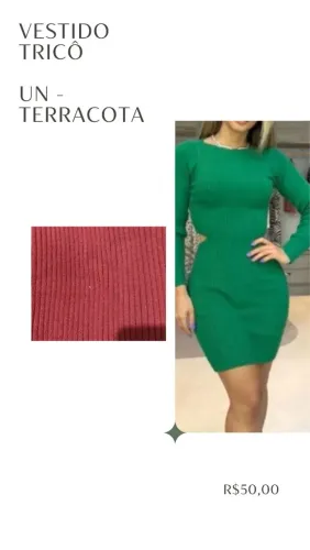 Vestido Tricô 
