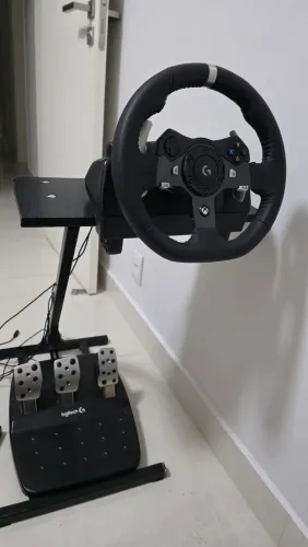 Kit Volante Logitech Xbox + Pedal + Suporte