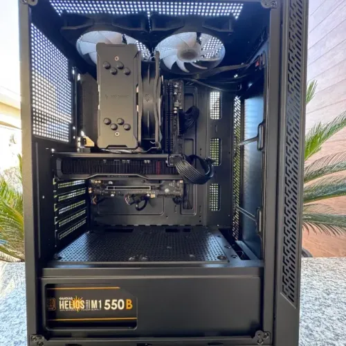 PC Gamer: Ryzen 5500X3D - RX 7600 8GB -  32GB RAM DDR 3200Mhz -SSD NVMe 1TB Completo 