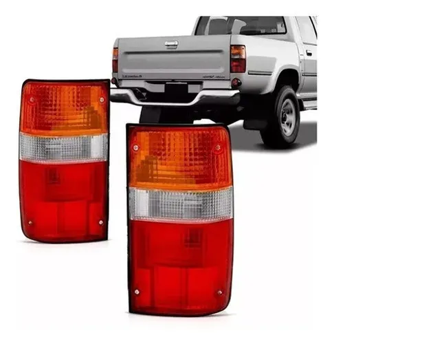 Par Lanterna Traseira Tricolor Toyota Hilux 2002 2003 2004