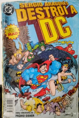 Leia o Anúncio!!! Revista em Quadrinhos. Sergio Aragonés DC e Marvel