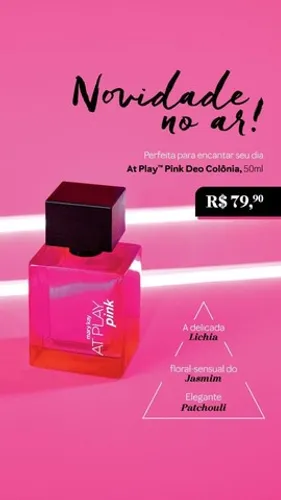 Perfume At Play Mary kay Pink lancamento