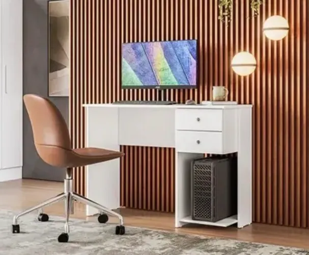 Mesa escrivaninha office para salas e escritório em Mega Promoção entrega Grátis