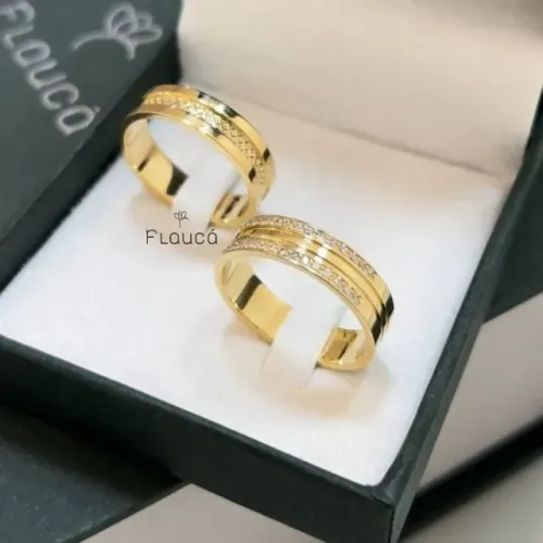 Aliança Ouro 18k 