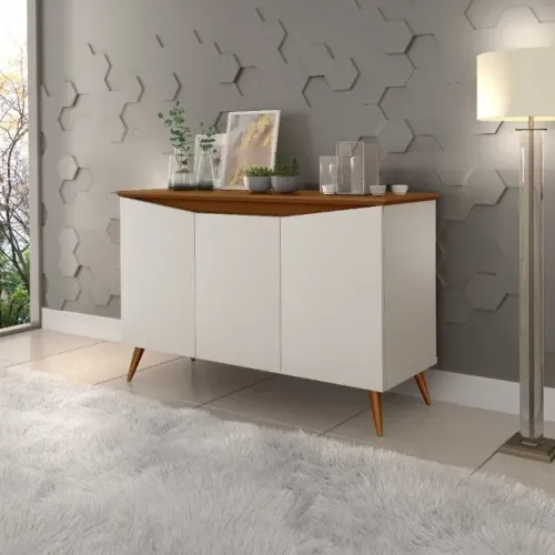 Buffet Aparador Encanto 3 Porta Até 12x - Frete Grátis