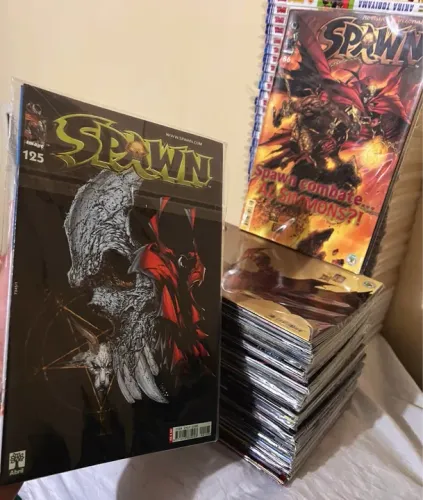Spawn editora abril número 01 ao 125 em perfeito estado e embaladas individualmente.