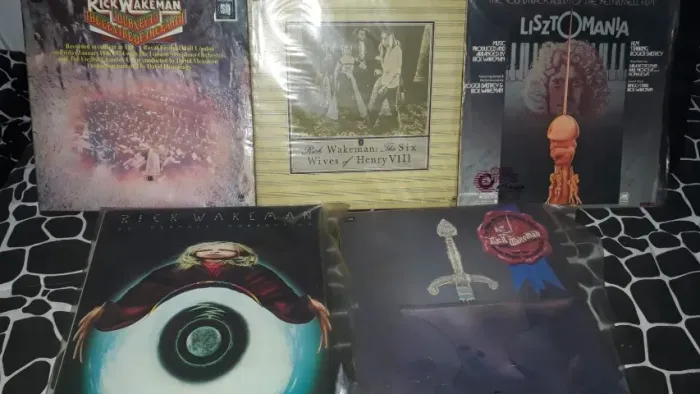 Rick wakeman ( coleção)Discos LP (5)