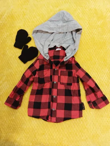 Blusa Xadrez BB Básico 9-12 Meses 