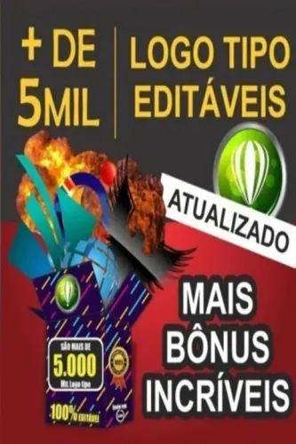 mais de 5.000 logos editáveis em corel draw, prontos para uso