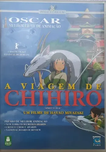dvd A Viagem de Chihiro