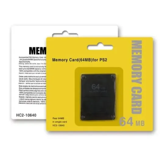 Memory Card 64MB para PlayStation 2 Expansão Premium