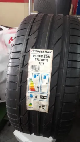 pneu 275/40 19 bridgestone runflat potenza s001 - excelente estado