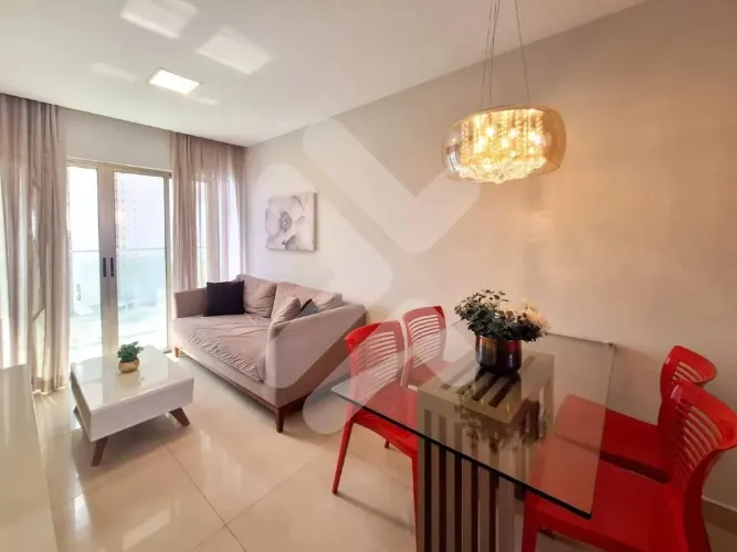 Apartamento mobiliado à venda em Ponta Negra (Natal/RN) | Brisa Calma Flat | 2/4 sendo 1 s