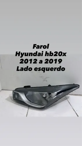 Farol Hyundai HB20X 2012 a 2019 - Lado Esquerdo