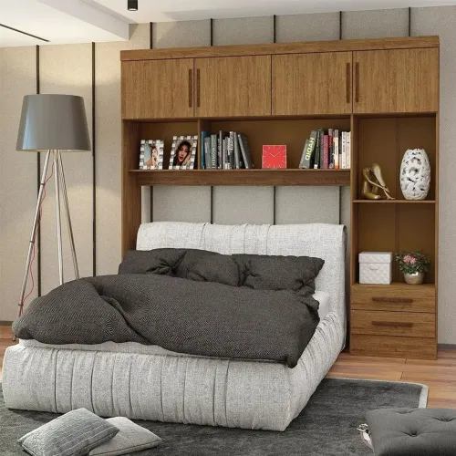 Guarda Roupa Modulado 4P - Entrega Rápida