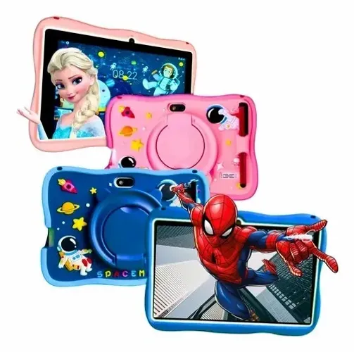 Tablet Infantil Astronauta 7 Polegadas Azul e Rosa