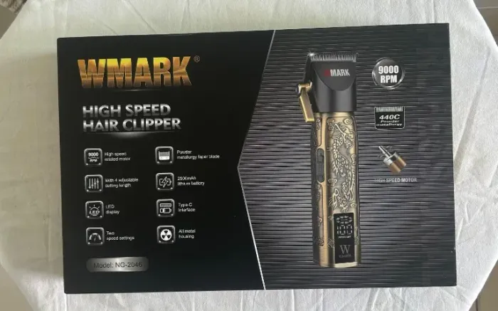 Máquina Corte Cabelo Wmark Ng 2046 Gold Bivolt Original