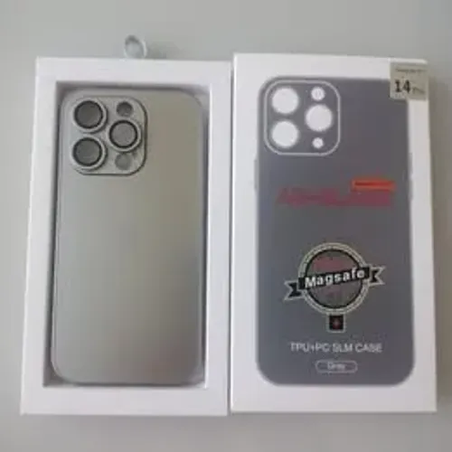 Capinha AG-Glass com traseira de Vidro Fosco para Iphone -14 Pro - Gray