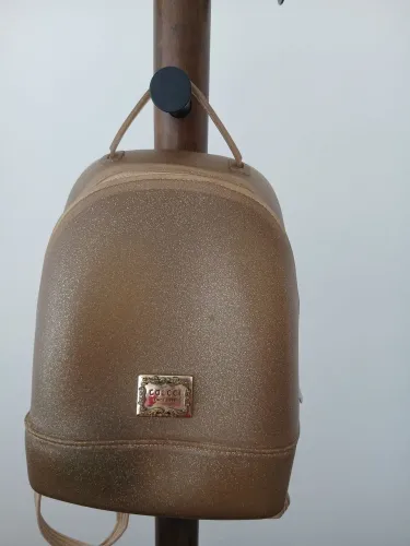 Bolsa mini mochila colcci original com glitter