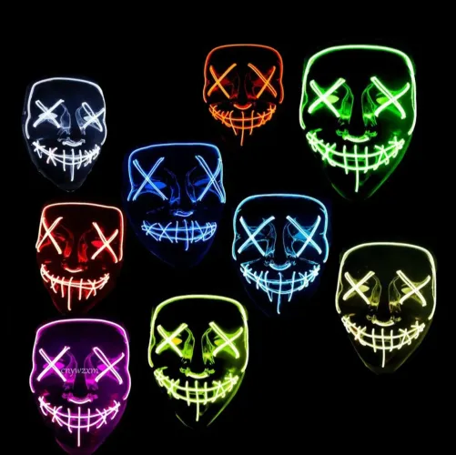 MÁSCARA DE LED COLORIDA