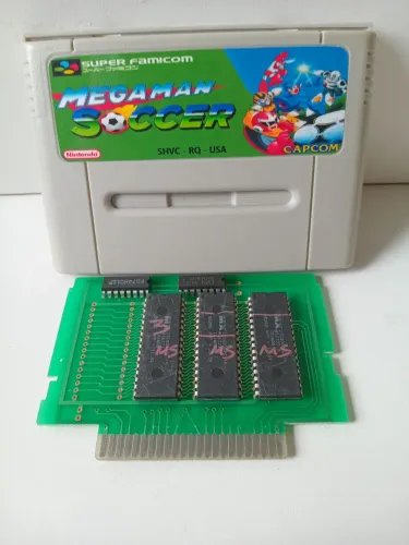 Cartucho Mega Man Soccer - SNES