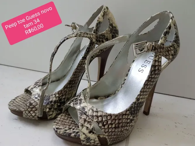 Peep toe Guess novo tam 34