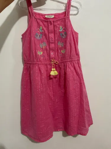 Vestido Festa rosa TAM 5