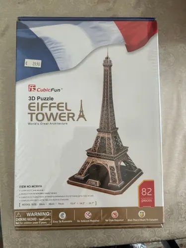 Quebra cabeça 3D varios modelos