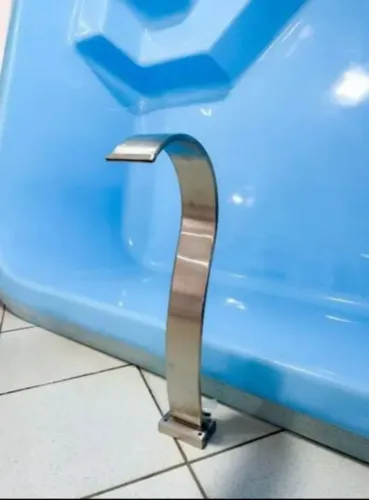 Cascata inox p/ piscina slim 70cm