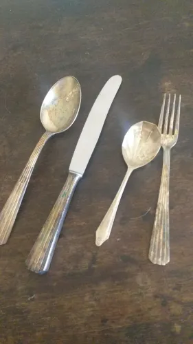 Talheres de prata