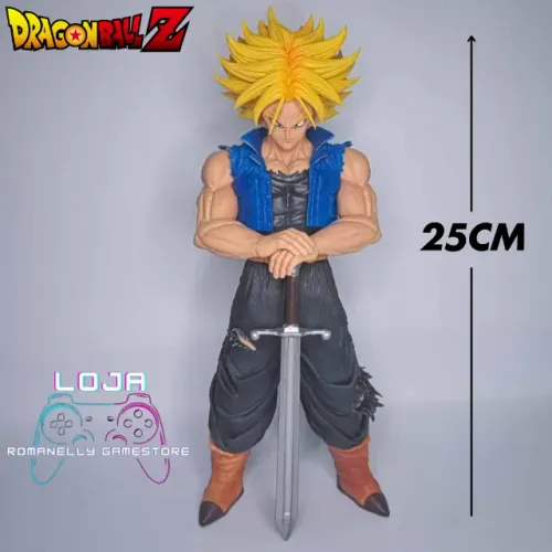 Action Figure Trunks 25cm Dragonball Z Novo a Pronta Entrega - Aceito OLXPAY e Faço Envio