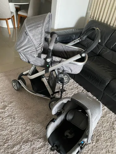 Carrinho de bebê + bebê conforto safety mobi