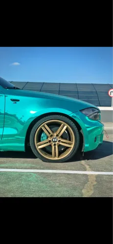 Jogo de rodas bmw 130i original, aro 18, cor dourado champanhe