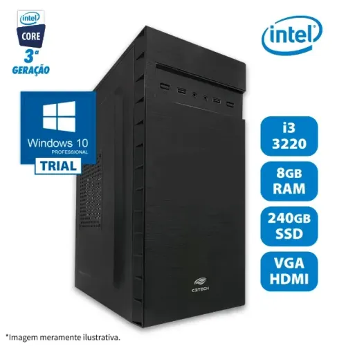 COMPUTADOR INTEL CORE I3 3220 8GB RAM SSD 240GB