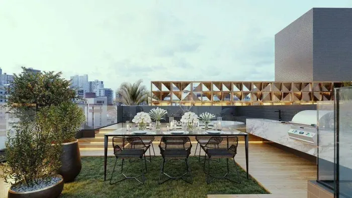 Coberturas Duplex com jacuzzi privativa e área de lazer completa na cobertura a 130m da pr