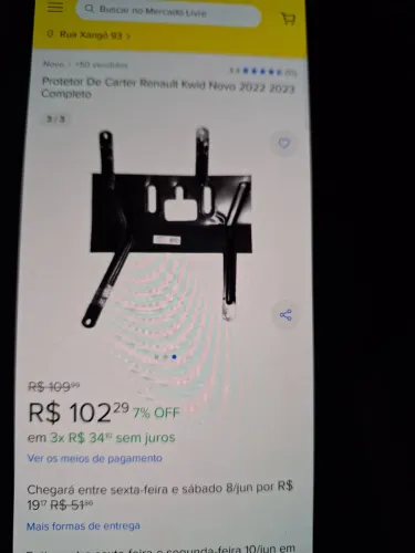 Protetor de Carter Renault Kwid Novo 2022 2023 Completo