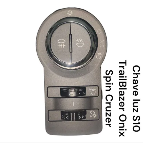 Chave de Luz S10 Trailblazer Onix Spin Cruze