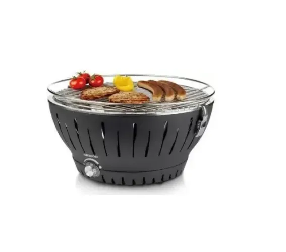 Churrasqueira De Mesa Portátil A Carvão E Pilha - Sem Fumaça - Mr Beef