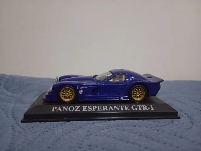 Carro miniatura coleção Panoz Esperante GTR-1 - Azul 