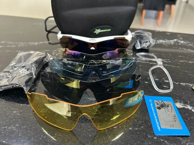 Óculos Bicicleta Ciclismo Bike Rock Bros Polarizado 5 Lentes