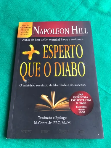 Livro Napoleon Hill + Esperto que o Diabo