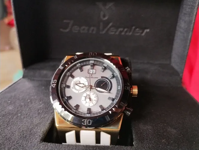 Relógio Jean Vernier Masculino, vendo ou troco 